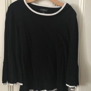 XL Liz Claiborne career sweater blouse